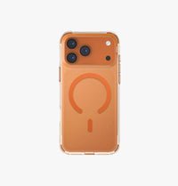 UNIQ LifePro Xtreme anti-fingerprint case for iPhone 17 Pro Max Volt Orange - front view