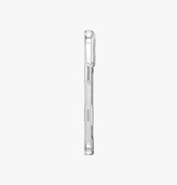 UNIQ LifePro Xtreme Tinsel glitter case for iPhone 17 Pro Max Clear Glitter - side profile