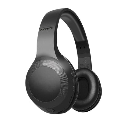 Promate LaBoca Deep Bass Wireless Headphones 200mAh Black-Front