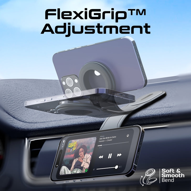 Promate LaxMount portrait and landscape modes in-car view