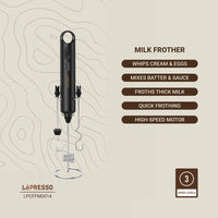 جهاز خفاق ليبريسو 3 في 1 – فوم الحليب وخلط الكريمة | LePresso 3in1 Frother – Milk Foam, Cream Whip & Mixing