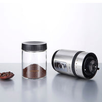 مطحنة القهوة المحمولة من ليبريسو مع حاوية تخزين | Lepresso Portable Mini Coffee Grinder with Storage