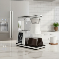 Makîneya Qehwe û Çayê ya LePresso Crystal Brew bi Kontrola Dîjîtal a Smart - Zîv