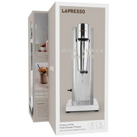 ماكينة ليبريسو فروستي ويب لصنع الميلك شيك مع تحكم سرعتين - فضي | LePresso Frosty Whip Milk Shake Maker with Dual Gear Speed Control – Silver