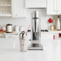 ماكينة ليبريسو فروستي ويب لصنع الميلك شيك مع تحكم سرعتين - فضي | LePresso Frosty Whip Milk Shake Maker with Dual Gear Speed Control – Silver