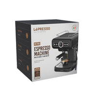 ماكينة قهوة ليبريسو ريترو اسبريسو مع مقياس الضغط ومبخر الحليب - اسود | LePresso Retro Espresso Boiler Machine with Gauge and Milk Steamer - Black