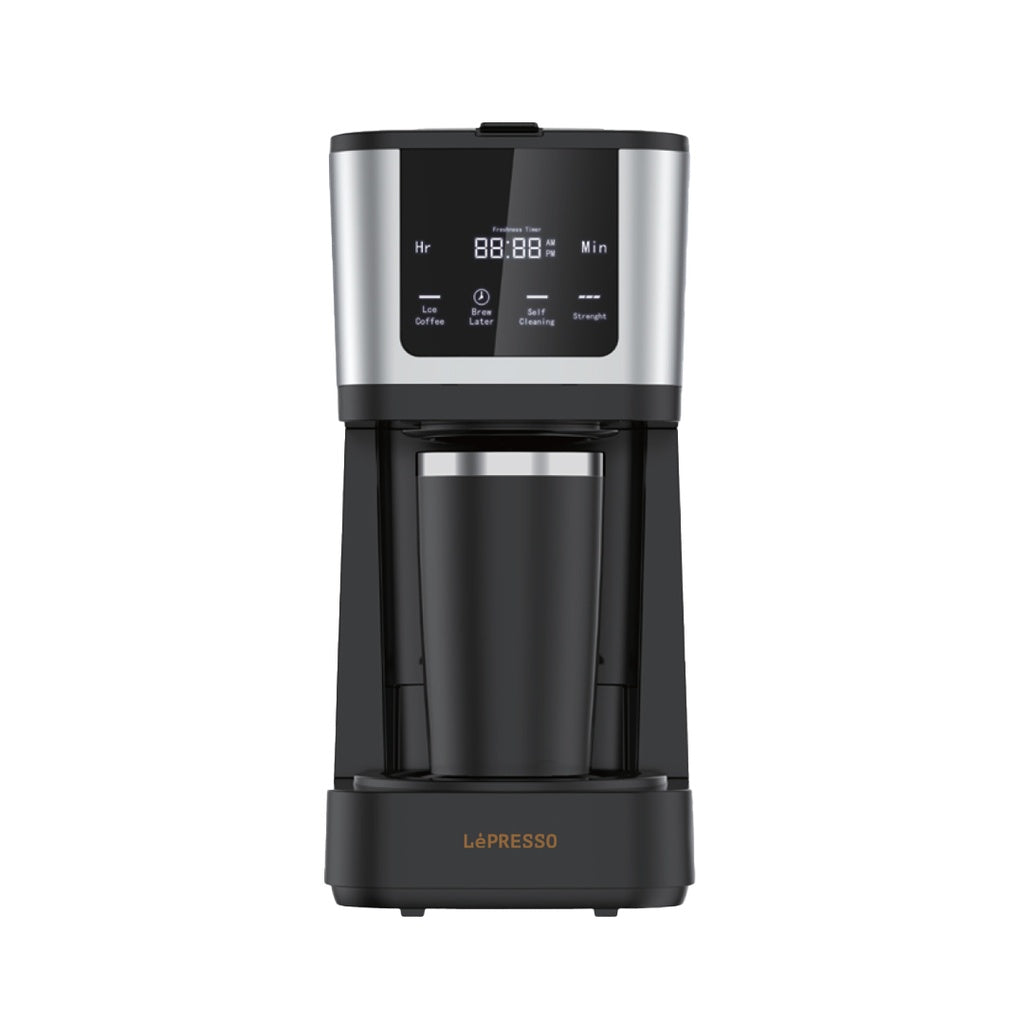 ماكينة قهوة ليبريسو بالتنقيط بسعة 1.25 لتر مع كوب سفر | LePresso Drip Coffee Maker 1.25L with Travel Mug