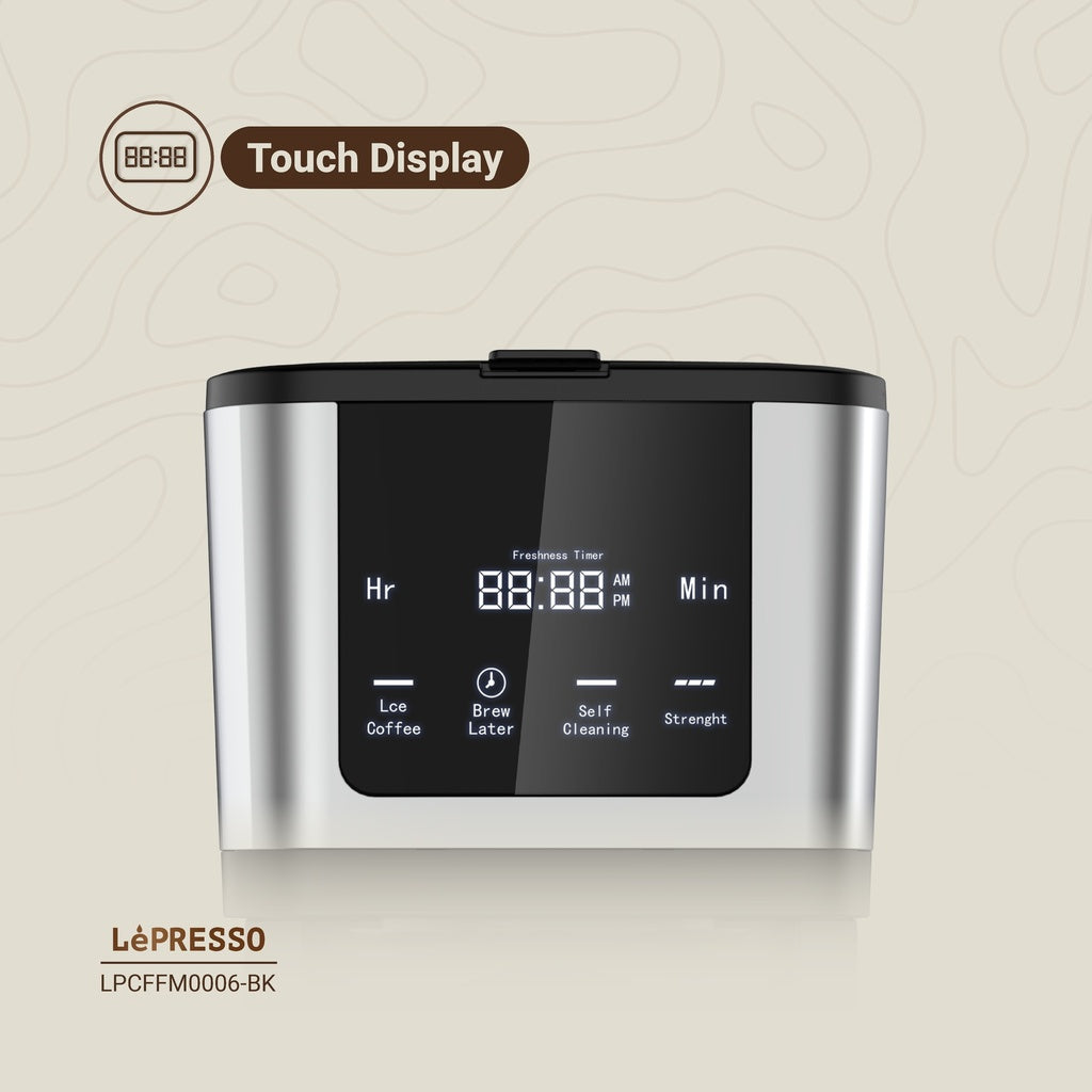 ماكينة قهوة ليبريسو بالتنقيط بسعة 1.25 لتر مع كوب سفر | LePresso Drip Coffee Maker 1.25L with Travel Mug