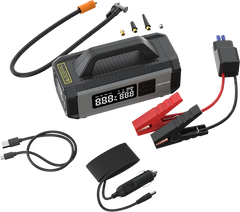 جهاز تشغيل بطارية سيارة Lenyes LCI202 وضاغط هواء 10000mAh 150W إضاءة LED تيار بدء 400A | Lenyes LCI202 Jump Starter Air Compressor 10000mAh 150W LED 400A 5 Modes