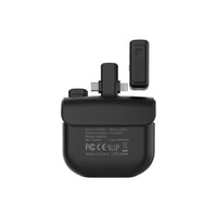 ميكروفون لافالير لاسلكي Lenyes LM203 ثنائي منافذ Type-C و Lightning بطارية 4 ساعات | Lenyes LM203 Dual Wireless Lavalier Microphone Type-C & Lightning 4H Battery