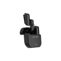ميكروفون لافالير لاسلكي Lenyes LM203 ثنائي منافذ Type-C و Lightning بطارية 4 ساعات | Lenyes LM203 Dual Wireless Lavalier Microphone Type-C & Lightning 4H Battery