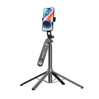 حامل ثلاثي Lenyes LPH103 متعدد الوظائف ألومنيوم دوران 360 تحكم بلوتوث ضوء تعبئة | Lenyes LPH103 Aluminum Tripod Selfie Stick 360 Bluetooth Remote Fill Light