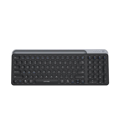 لوحة مفاتيح لاسلكية Lenyes WK106 صامتة حامل مدمج بلوتوث مزدوج 2.4GHz 99 مفتاح شحن Type-C | Lenyes WK106 Silent Wireless Keyboard Dual Bluetooth 2.4GHz 99 Keys Built-in Stand Type-C