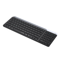 لوحة مفاتيح لاسلكية Lenyes WK106 صامتة حامل مدمج بلوتوث مزدوج 2.4GHz 99 مفتاح شحن Type-C | Lenyes WK106 Silent Wireless Keyboard Dual Bluetooth 2.4GHz 99 Keys Built-in Stand Type-C