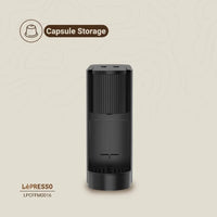 ماكينة القهوة ليبريسو بقوة 20 بار وبسعة 500 مل مع تخزين للكبسولات - اسود | LePresso 20 Bar Coffee Machine with 500ml Water Capacity and Capsule Storage - Black