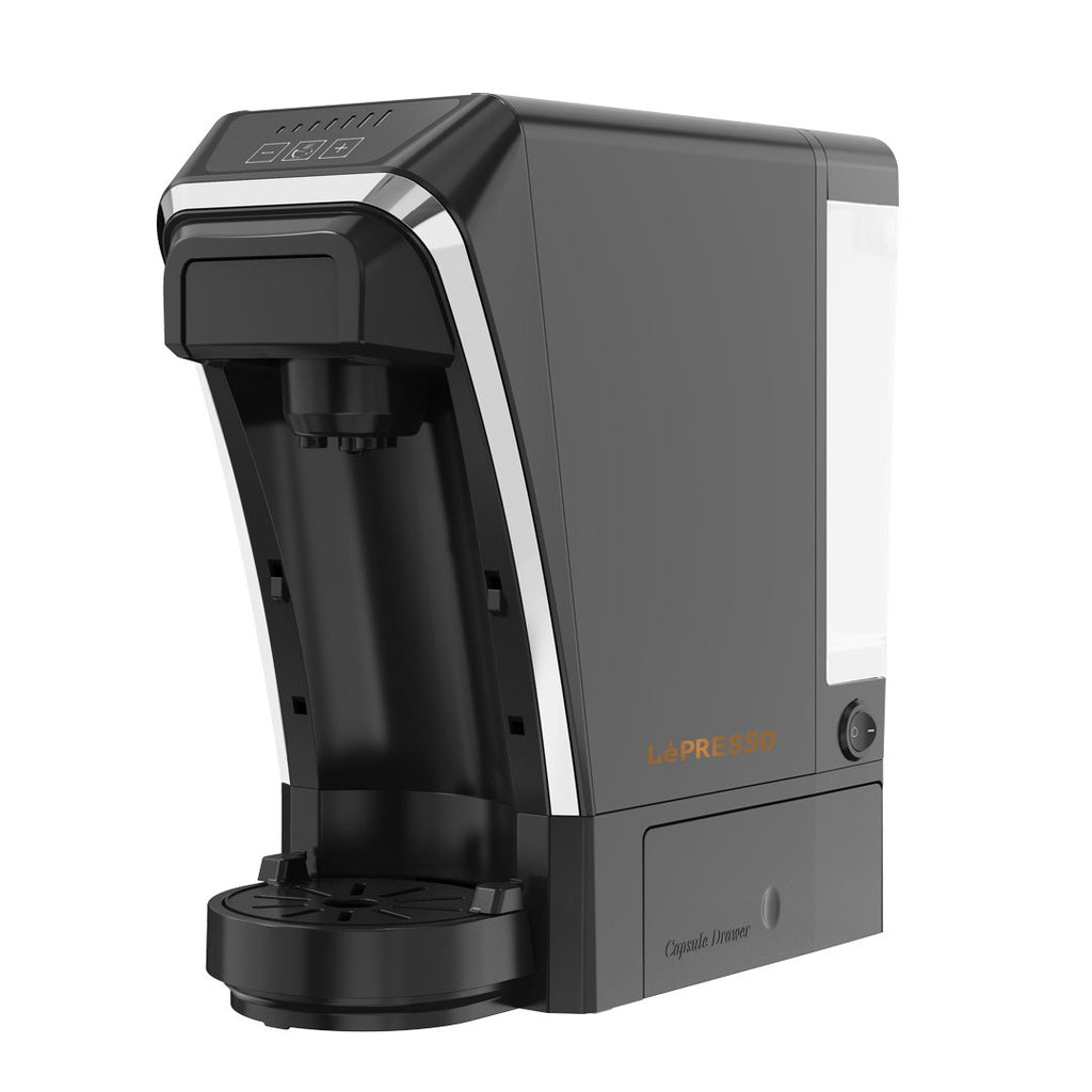 ماكينة القهوة المتعددة الوظائف من ليبريسو مع تخزين للكبسولات - اسود | LePresso Multifunctional Capsule Coffee Machine Capsule Storage - Black