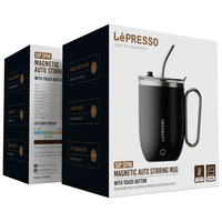كوب ليبريسو سيب سبين بخاصية التحريك الذاتي بسعة 420 مل | LePresso Sip Spin Auto Stirring 420ml Mug