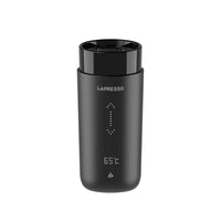 كوب ليبريسو الذكي للسفر لتسخين المشروبات بسعة 355 مل مع قاعدة شحن لاسلكية - اسود | LePresso Travel Heated Mug 12oz with Wireless Charging Pad - Black