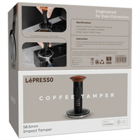 Lepresso 58.5mm Impact Tamper Black - Detail 2