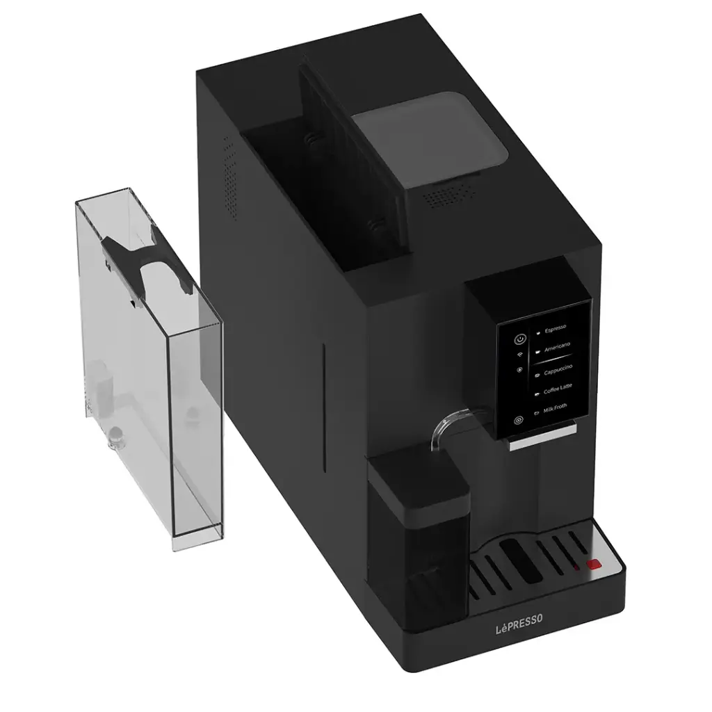 Lepresso Brevissimo Coffee Machine Black - Detail 1