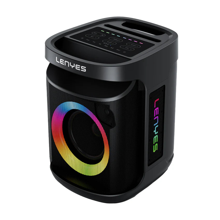 مكبر صوت لينيس S881 كاراوكي 120W بلوتوث 5.3 TWS مقاوم للماء إضاءة RGB راديو FM | Lenyes S881 120W Karaoke Bluetooth 5.3 TWS Waterproof RGB FM Speaker