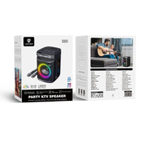 مكبر صوت لينيس S881 كاراوكي 120W بلوتوث 5.3 TWS مقاوم للماء إضاءة RGB راديو FM | Lenyes S881 120W Karaoke Bluetooth 5.3 TWS Waterproof RGB FM Speaker