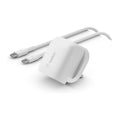 شاحن جداري بيلكن بقدرة شحن 20 واط مع كيبل تايب سي بطول 1 متر | Belkin BoostCharge USB-C Wall Charger 20W+ 1M USB-C Cable