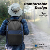 Promate Limber-BP Laptop Backpack 15.6 inch Large Capacity Black-Angle