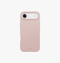 UNIQ Lino hybrid silicone case for iPhone Air Blush Pink - back detail