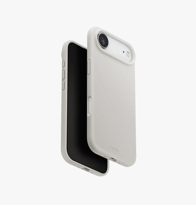 UNIQ Lino hybrid silicone case for iPhone Air Mist Grey - main view