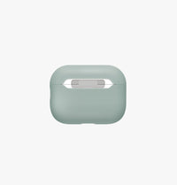 UNIQ Lino hybrid silicone case for AirPods Pro 3 Iceplant Green - back view