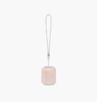 UNIQ Lino hybrid silicone case for AirPods Pro 3 Blush Pink - braided wrist strap