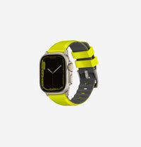 UNIQ Linus AiroSoft silicone Apple Watch band Lime Green