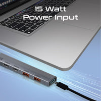 Promate LiteHub-Pro ultra-slim aluminium build detail