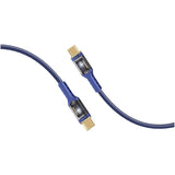 كابل USB-C شحن سريع 100 واط شفاف بإضاءة LED بطول مترين | Promate LucidLine-CC200 - كحلي