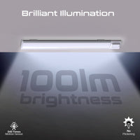 Promate Lumia-40 light strip installed under a cabinet