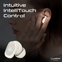 Promate Lush-Pro HD TWS Earbuds 400mAh White-Side