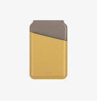 UNIQ Lyden DS magnetic card holder with stand Canary Yellow Grey