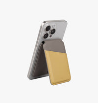 UNIQ Lyden DS magnetic card holder - propping up a phone