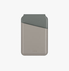 UNIQ Lyden DS magnetic card holder with stand Ivory Lichen Green