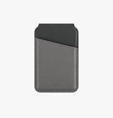 حافظة بطاقات مغناطيسية بستاند وحماية RFID | UNIQ Lyden DS - رمادي مع أسود
