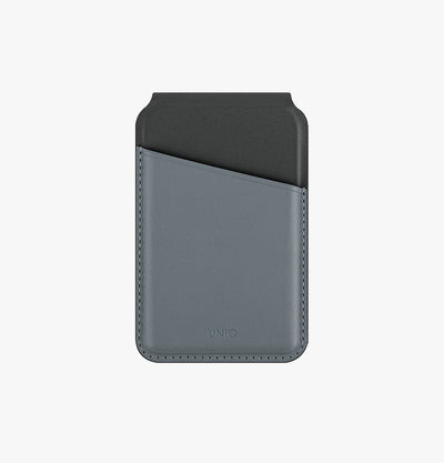UNIQ Lyden DS magnetic card holder with stand Washed Blue Black