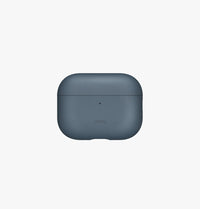 UNIQ Lyden Vex leatherette case for AirPods Pro 3 Ash Blue - closed cap detail