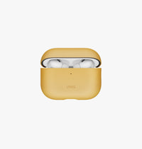 UNIQ Lyden Vex leatherette case for AirPods Pro 3 Canary Yellow - front view