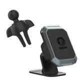 حامل هاتف جرين لايون 2 في 1 المغناطيسي للسيارة - اسود | Green Lion 2-in-1 Magnetic Car Phone Holder – Black