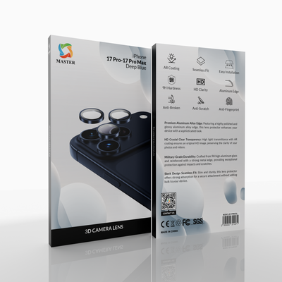 Master 3D Camera Lens for iPhone 17 Pro Max | عدسة كاميرا ثلاثية الأبعاد ماستر لآيفون 17 برو ماكس