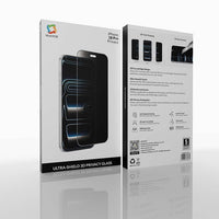 واقي شاشة ماستر ثلاثي الأبعاد للخصوصية لآيفون 18 برو - أسود | Master 3D Screen Protector Privacy for iPhone 18 Pro – Black