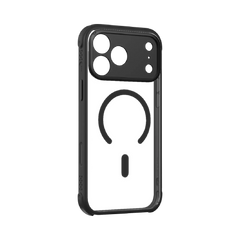 Momax CaseFORM Air MAAP25XL Case iPhone 17 Pro Max Black - Front and Back