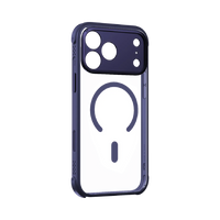 Momax CaseFORM Air MAAP25XL Case iPhone 17 Pro Max Blue - Front and Back