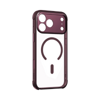 Momax CaseFORM Air MAAP25XL Case iPhone 17 Pro Max Red - Front and Back